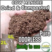 Pure Cow Manure Compost - 2L & 4L Sizes (Brand name: Od