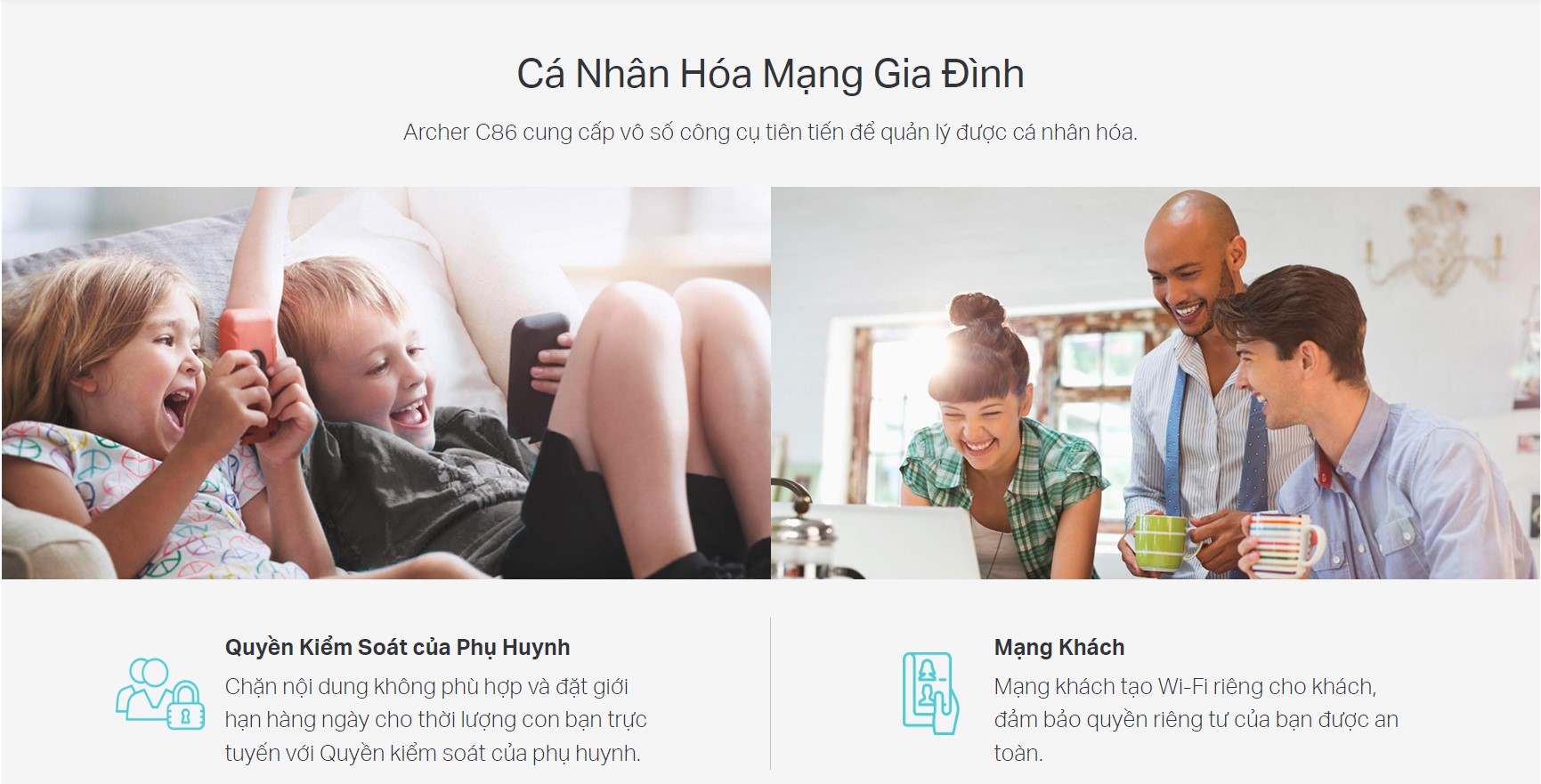 Bộ phát wifi TP-Link Archer C86 Wireless AC1900