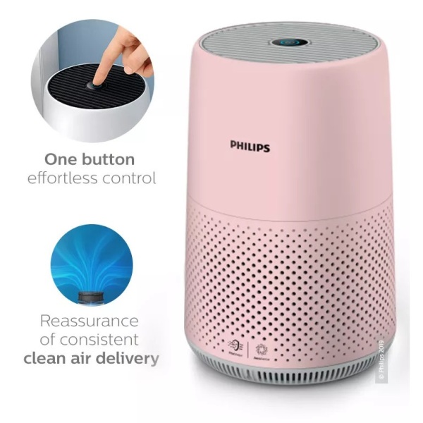 Philips AC0820/32 800 Series Pink Air Purifier - Purifies rooms up to 49 m² Singapore