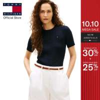 TOMMY HILFIGER Cable Knit Short Sleeve Pullover Womens