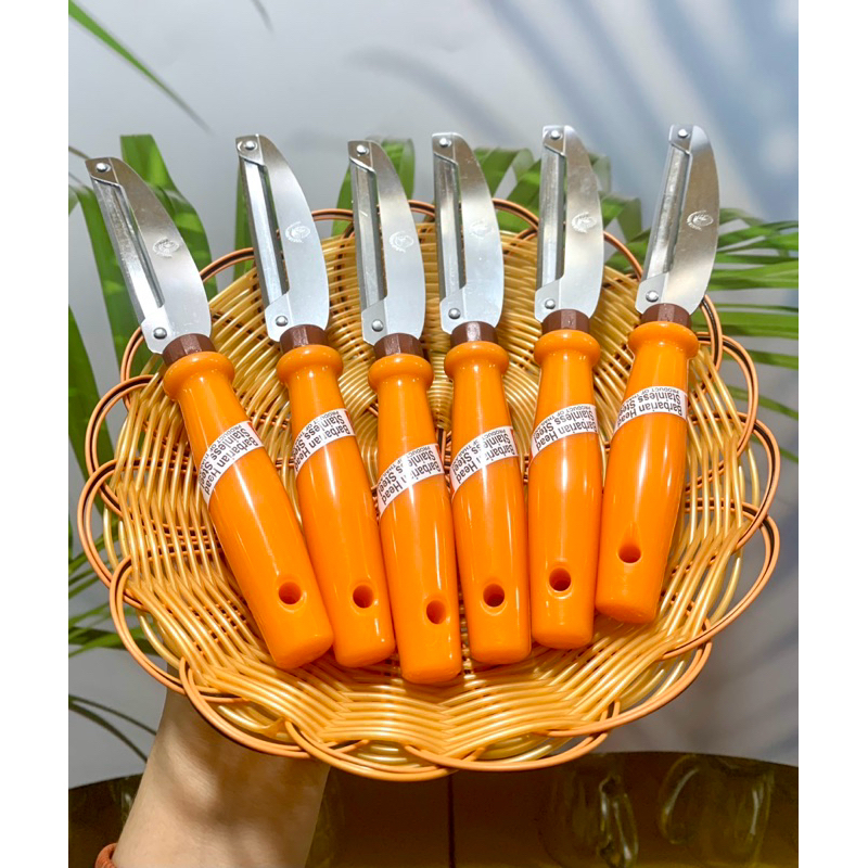 Bào Thái Cán Vàng  Dao Bào Inox Thái  Dao Bào 2 Lưỡi INox