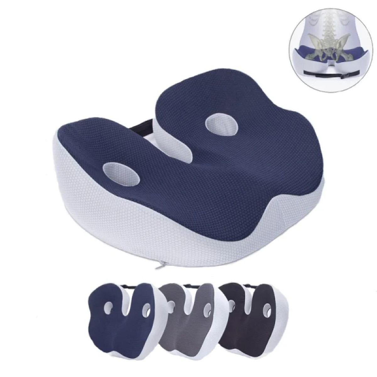 Bantal Duduk Alas Kursi Kantor Seat Cushion Memory Foam - OC117