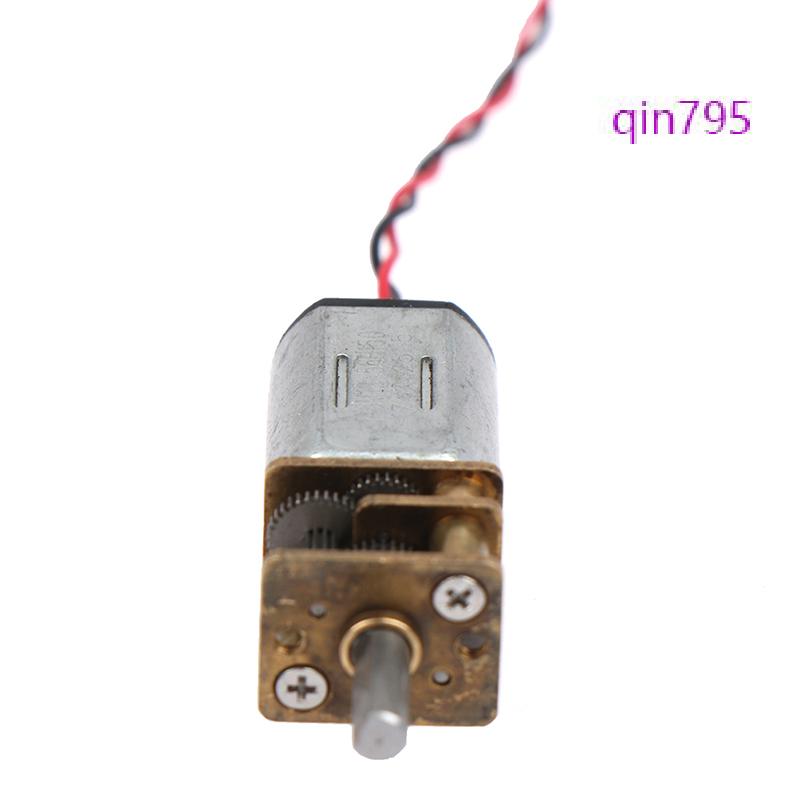 qin795 Micro N20 Bánh Động Cơ Tốc Độ Chậm Kim Loại Hộp Số Giảm Tốc Động Cơ Điện Tự Làm Đồ Chơi