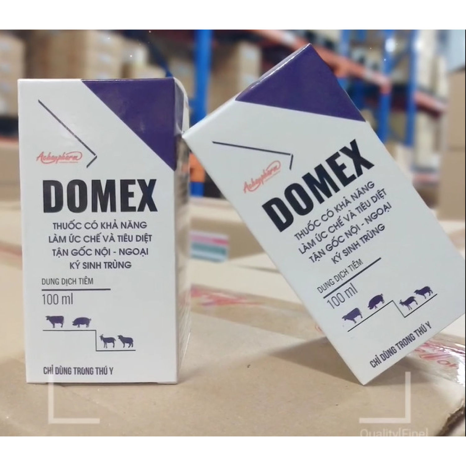 DOMEX - DIỆT TẬN GỐC KÝ SINH TRÙNG NỘI - NGOẠI dùng trong thú y