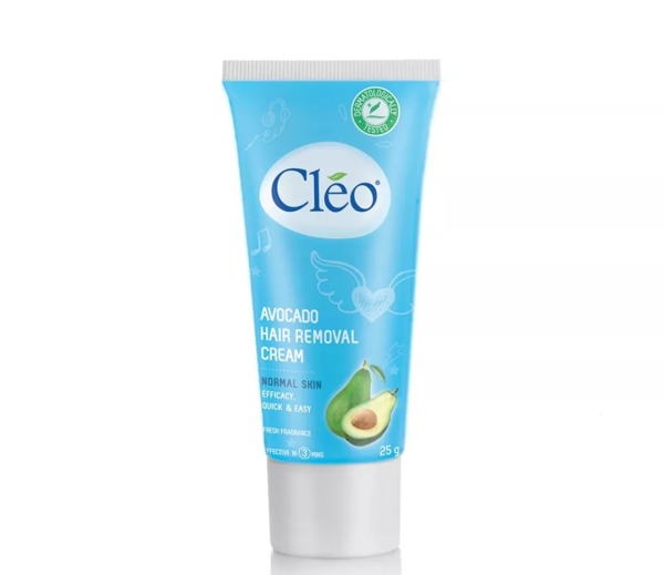 Kem Tẩy Lông Cléo Avocado Efficacy Quick And Easy Normal Skin Chiết Xuất Bơ Dành Cho Da Thường 25g nhập khẩu