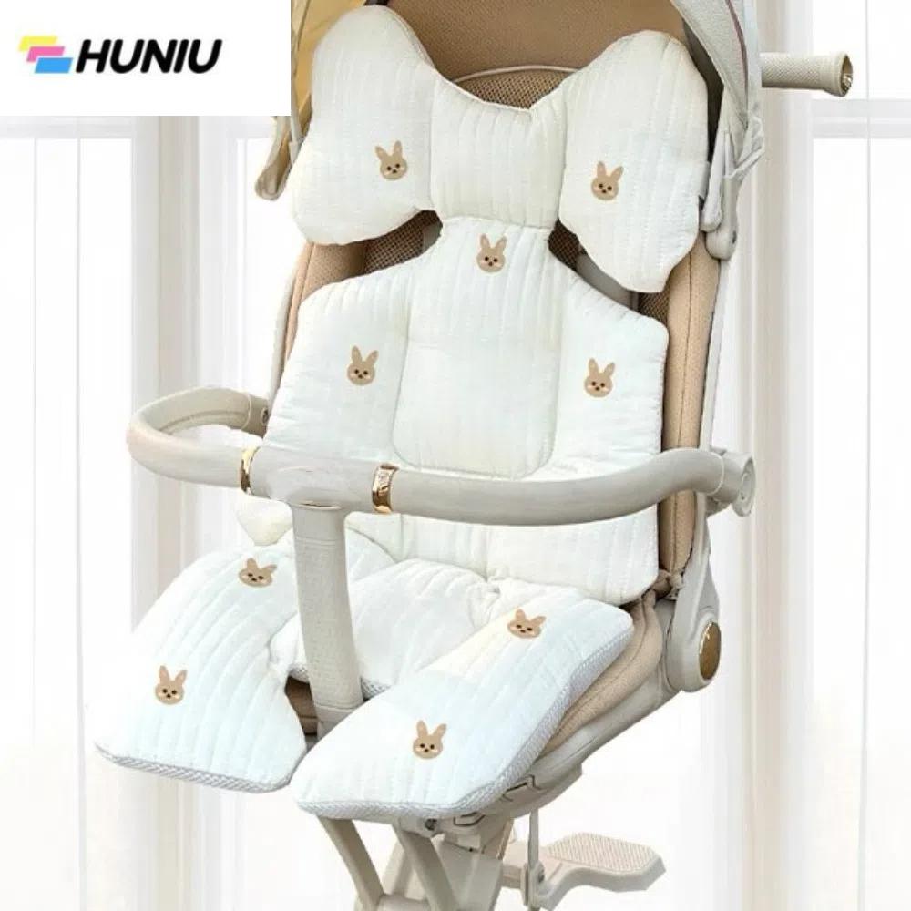 HUNIU น่ารัก หมอนรองนั่งรถเข็นเด็ก น่าสัมผัส ความสบายและนุ่มนวล แผ่นรองเบาะนั่ง แบบสากล งานปักหมี หมอนรองรถเข็นเด็ก เด็กวัยหัดเดิน ราคา 329 บาท*ส่งฟรี