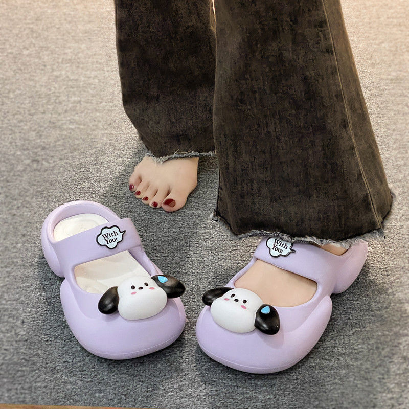 Giày Lỗ Màu Tím-35-36