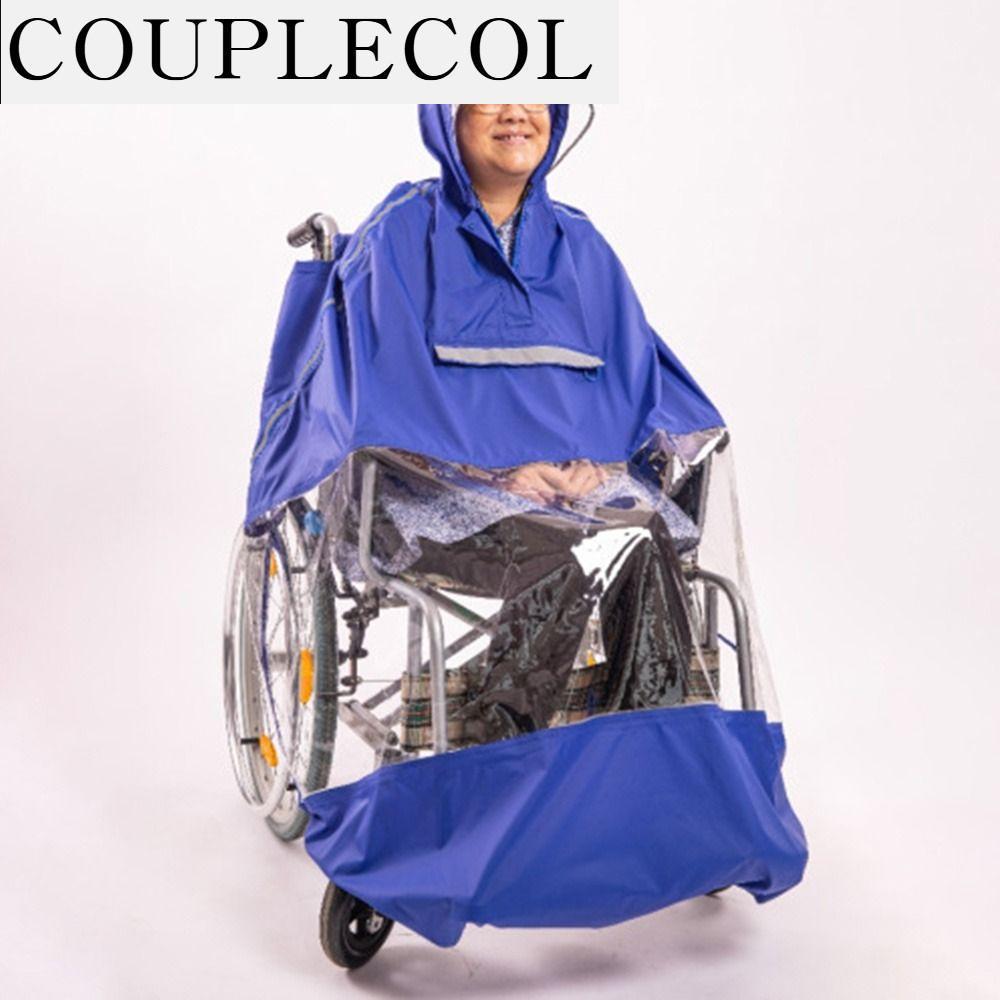 COUPLECOL ไม่ซึมน้ำ ผ้าคลุมกันฝนสำหรับรถเข็น ใช้ซ้ำได้ แถบสะท้อนแสง ผ้าคลุมกันลม ขนาดใหญ่ น้ำหนักเบา ชุดกันฝนสำหรับสกู๊ตเตอร์ไฟฟ้า รถสกู๊ตเตอร์เคลื่อนที่ ราคา 1,904 บาท*ส่งฟรี