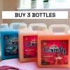 LX-BUY 3 Bottles Fabric Conditioner, Long Lasting Freshness, Hypo