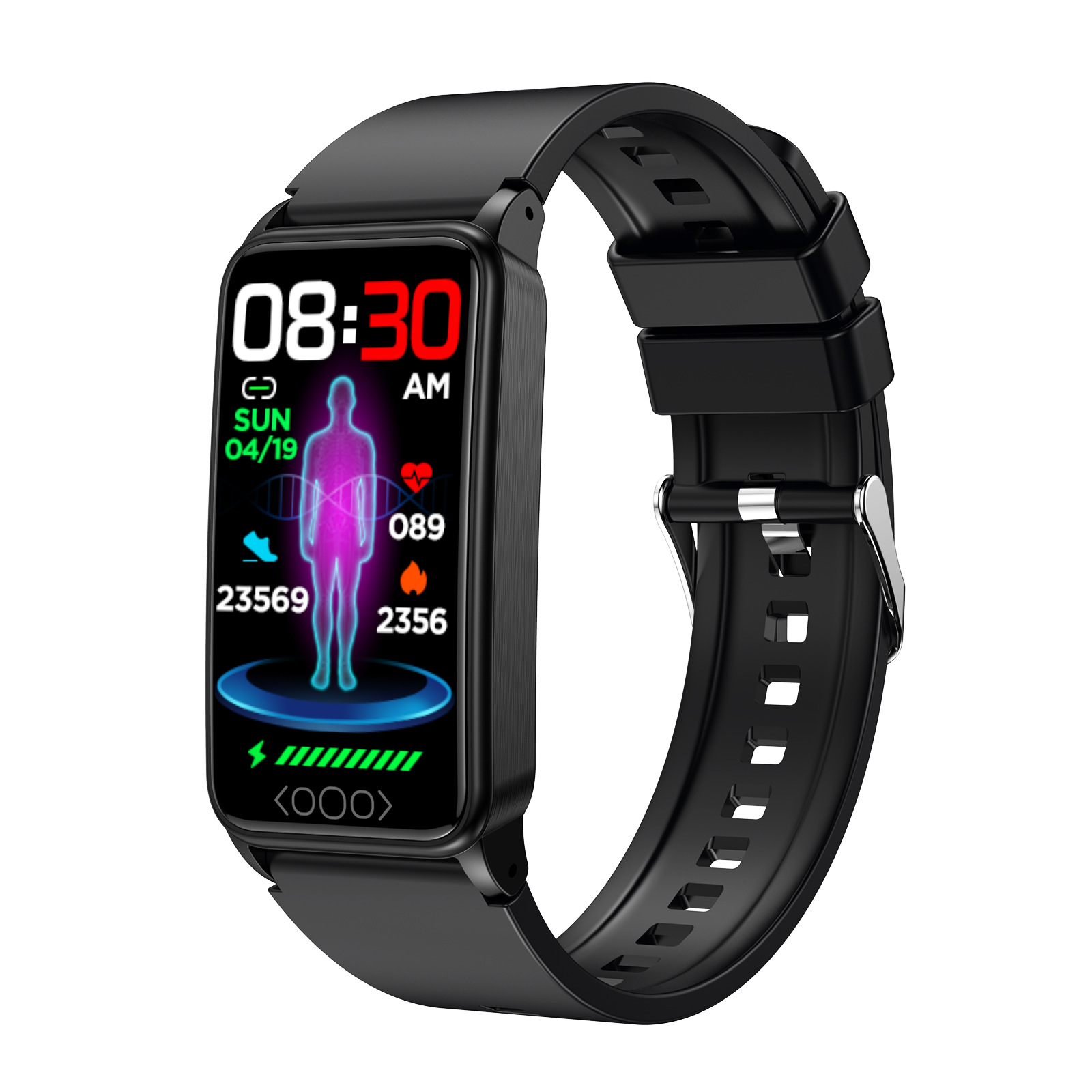 New non-invasive glucose smartwatch TK71 electrocardiogram pressure exercise heart rate blood oxygen temperature health monitoring Y.C