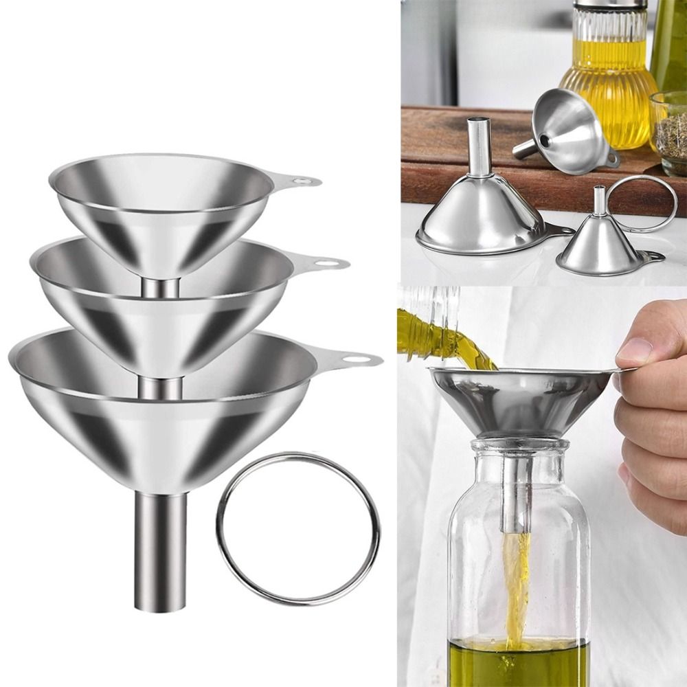 AMBULA Mini Phễu Miệng Chất độn chai Bình rót Bộ Phễu Đa chức năng Dầu lỏng bia Phễu nhà bếp Hộ gia đình