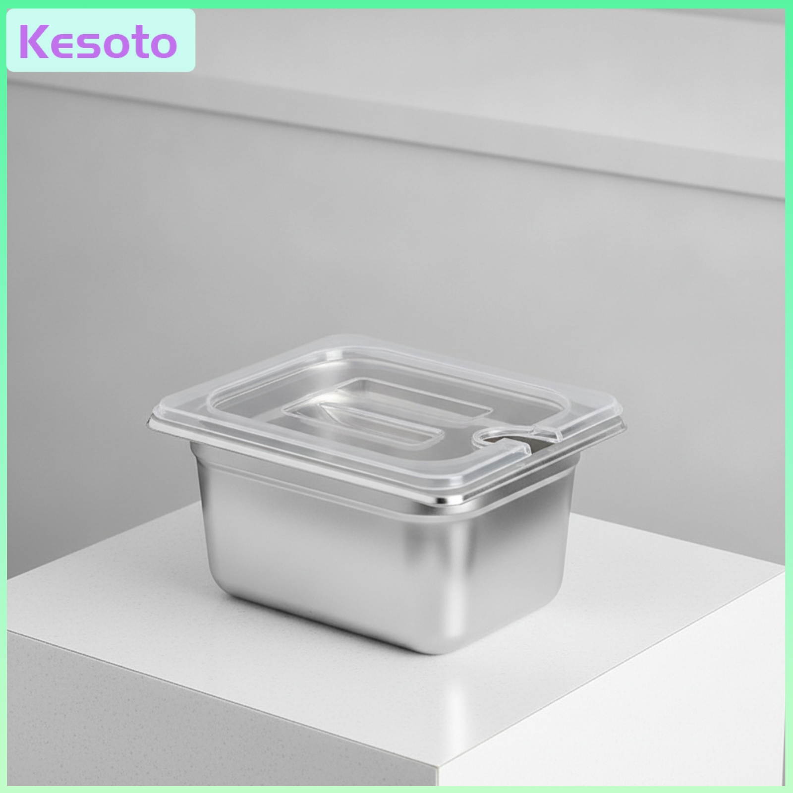 กระทะและหม้อทำครัวเคลือบกันติด Kesoto สแตนเลสบนโต๊ะเครื่องปรุงอาหารชั้นวางภาชนะเคาน์เตอร์มุมชั้นวางอาหารทนสนิมยืนเครื่องปรุงอาหารทนทานสำหรับร้านอาหาร ราคา 541 บาท*ส่งฟรี