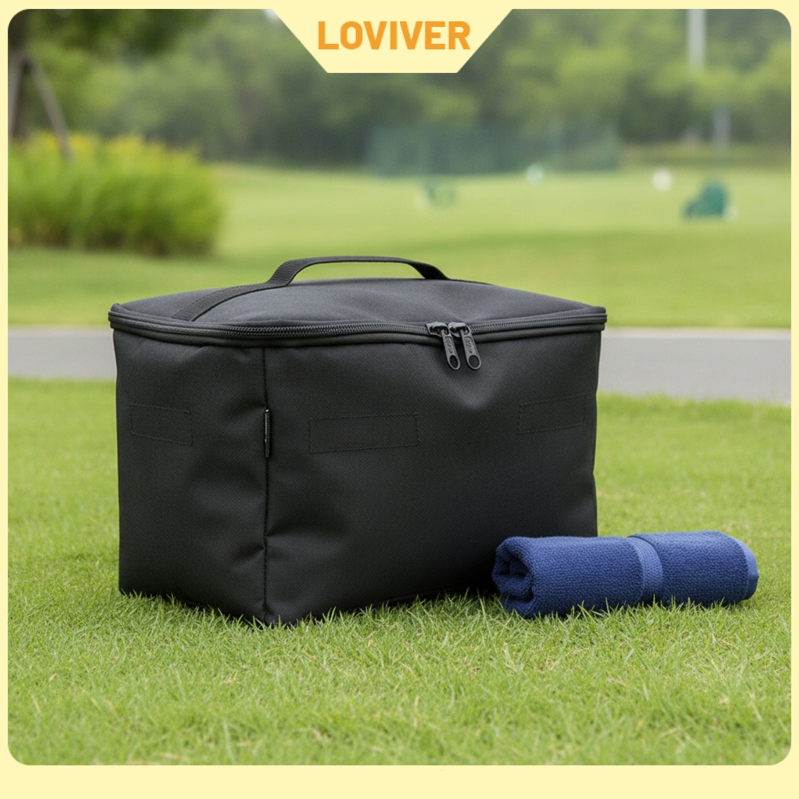 LOVIVER 600D Oxford Table Tennis Ball Bag Zippered Table Tennis Ball Case Compact Organizer Portable for Training ราคา 16,053 บาท*ส่งฟรี