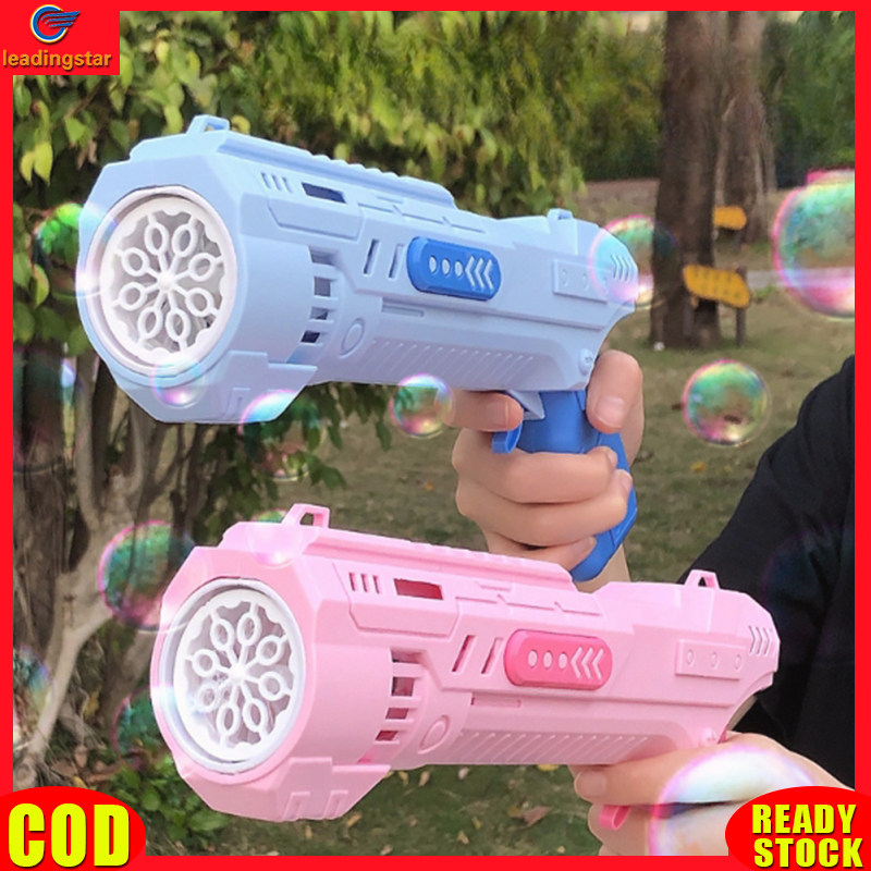 LeadingStar RC Authentic Electric Space Bubble Gun 8-hole Handheld Bubble Machine With Music Light For Children Outdoor Party Gifts ราคา 183 บาท*ส่งฟรี