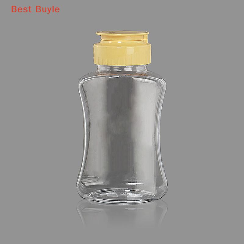 💖Best Buyle Nhựa mật ong bóp chai gia vị Ketchup máy rút lật cap bơm lại xi-rô lọ leakproof Container có thể ép chai