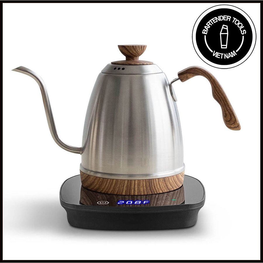 Ấm cổ ngỗng có bộ kiểm soát nhiệt độ THEFERRUAT dung tích 1100ml  Dụng cụ Barista