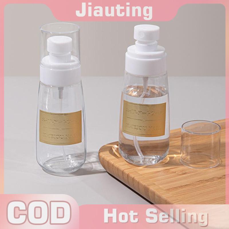 Jiauting 100ml xịt móng tay cầm tay Chai Mực trang điểm đóng gói chất lỏng chai rỗng Chai xịt du lịch Nano Chai xịt cồn