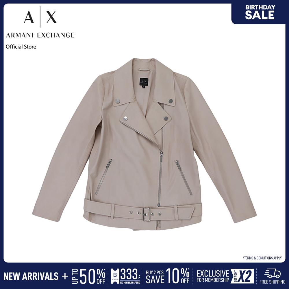 Armani Exchange Jacket Women XW000218-AF10854-U1095 Beige ราคา 27,990 บาท*ส่งฟรี