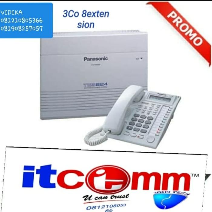 PANASONIC PABX KX-TES824 BASIC BERGARANSI 12 BULAN Giá 4,920,000 Đồng*Miễn phí vận chuyển