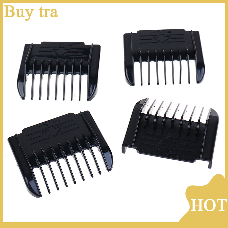 4 cái lược dẫn hướng Tông đơ cắt tóc lược giới hạn dụng cụ Hướng dẫn cắt thay thế