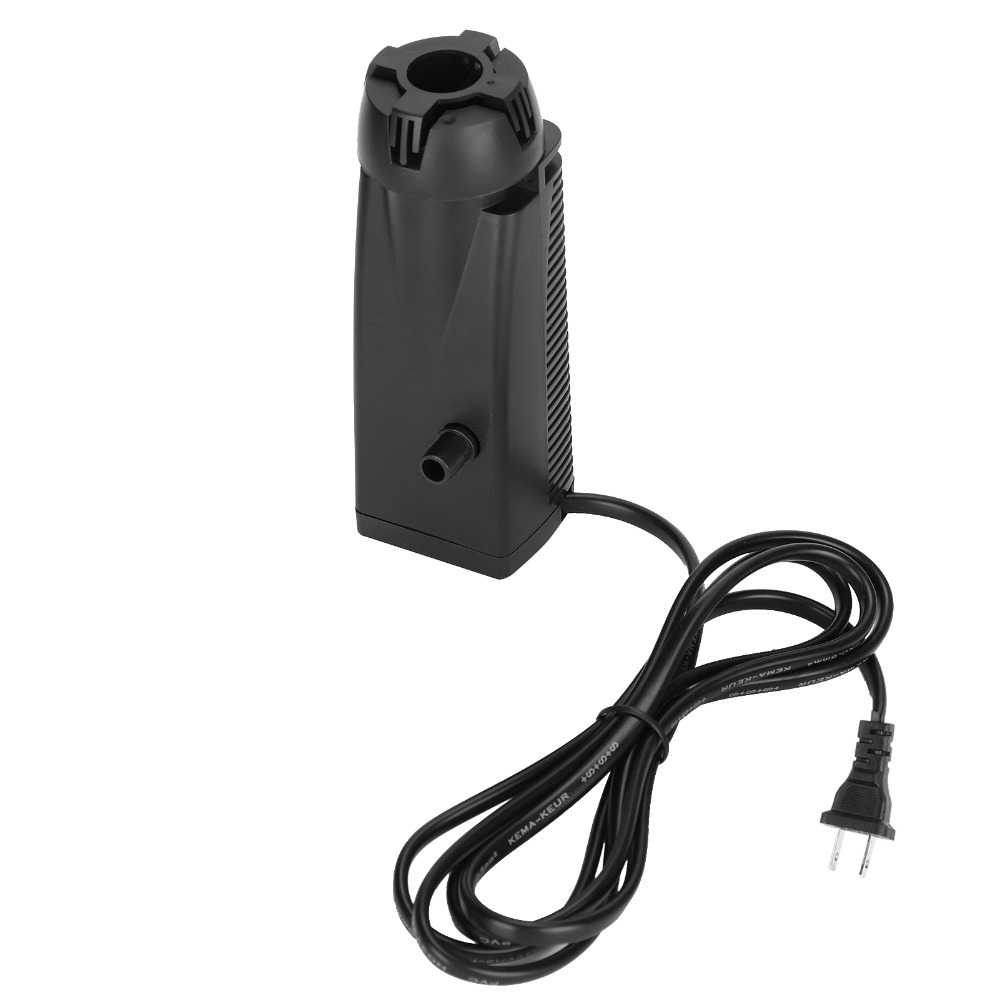 FEECE Loại treo Bộ lọc màng dầu bể cá PVC Đen Bộ lọc bể cá Lọc lọc Cốc hút Bộ lọc skimmer dầu Cỏ nước - 2