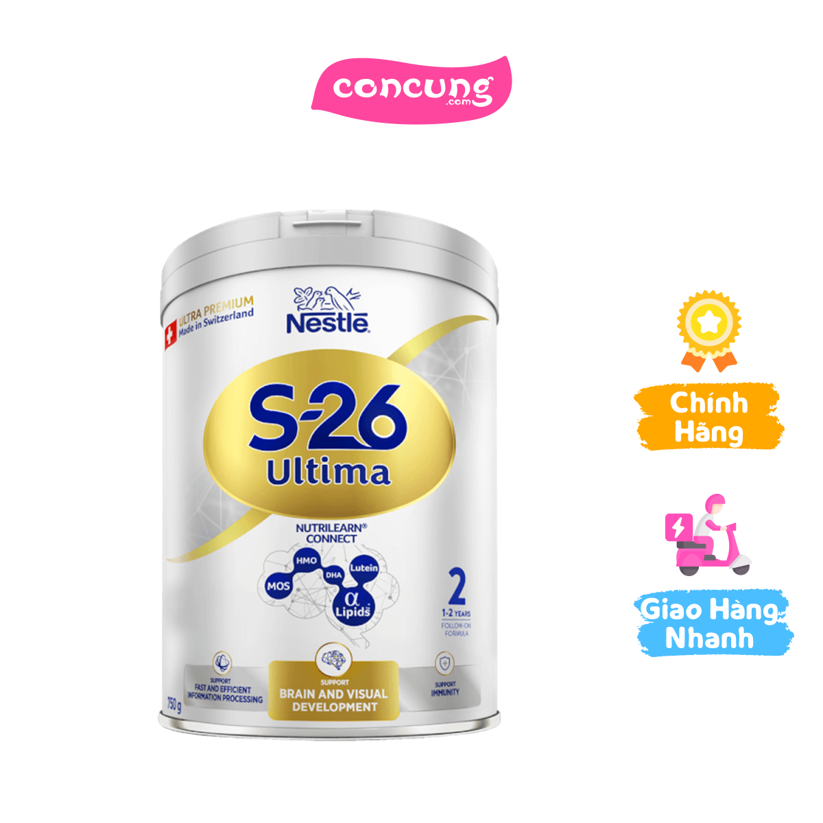 Sữa NAN S-26 ULTIMA số 2 750g (12 - 24tháng)