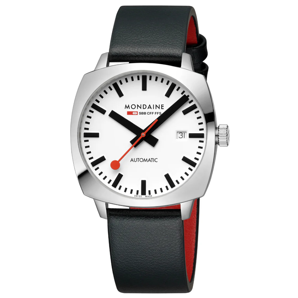 (New) Mondaine Cushion Automatic (MSL.3961B.LBV) นาฬิกา นาฬิกาข้อมือ ราคา 27,900 บาท*ส่งฟรี