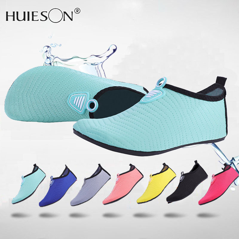 HUIESON Beach shoes socks for men and women snorkeling shoes diving