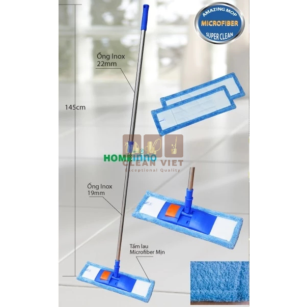 Cây lau siêu sạch kiểu áo bản lau 40x13cm, cây lau siêu sạch kiểu áo bản lau 60x13cm, cây lau homeinno siêu sạch
