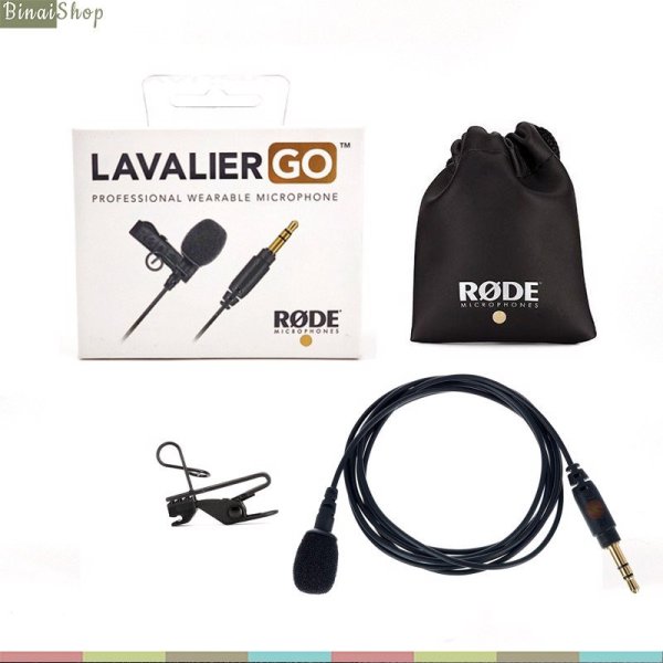 Rode Lavalier Go - Micro Cài Áo Chuyên Dụng Cho Wireless GO, Máy Ảnh, Máy Quay