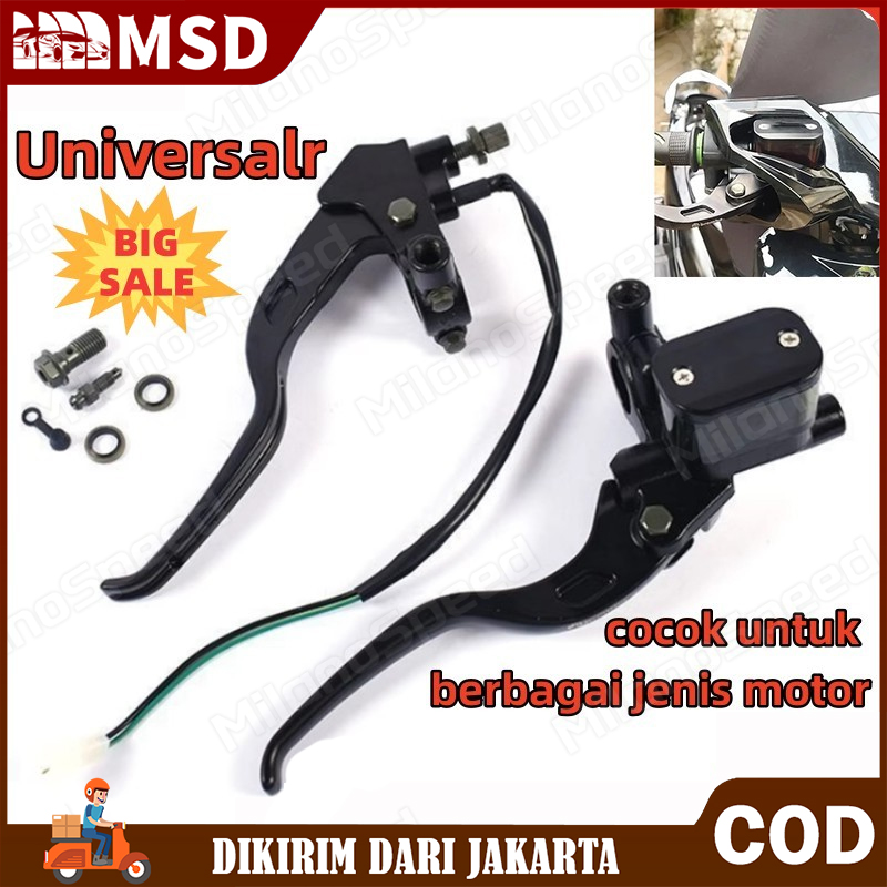 Master rem Oval Kotak Brcmbo Set kanan kiri Oval Kotak Master rem copy Tabung Oval Kotak Universal Semua Motor Harga 44,550 rupiah*Gratis Ongkir