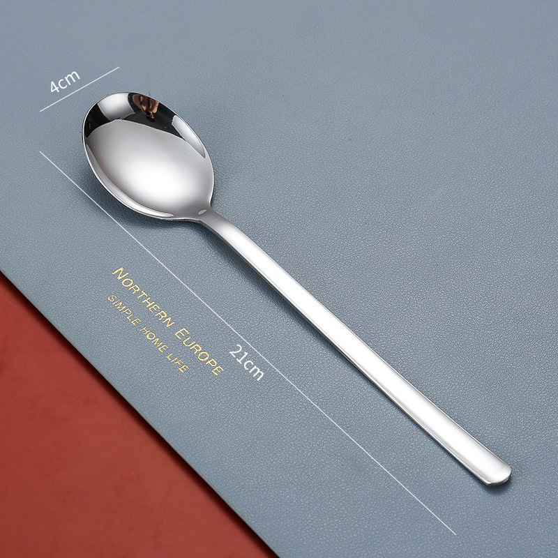 FAWEILIN ช้อนส้อมสแตนเลส214ซม. แข็งแรงทนทาน ราคา 24 บาท*ส่งฟรี