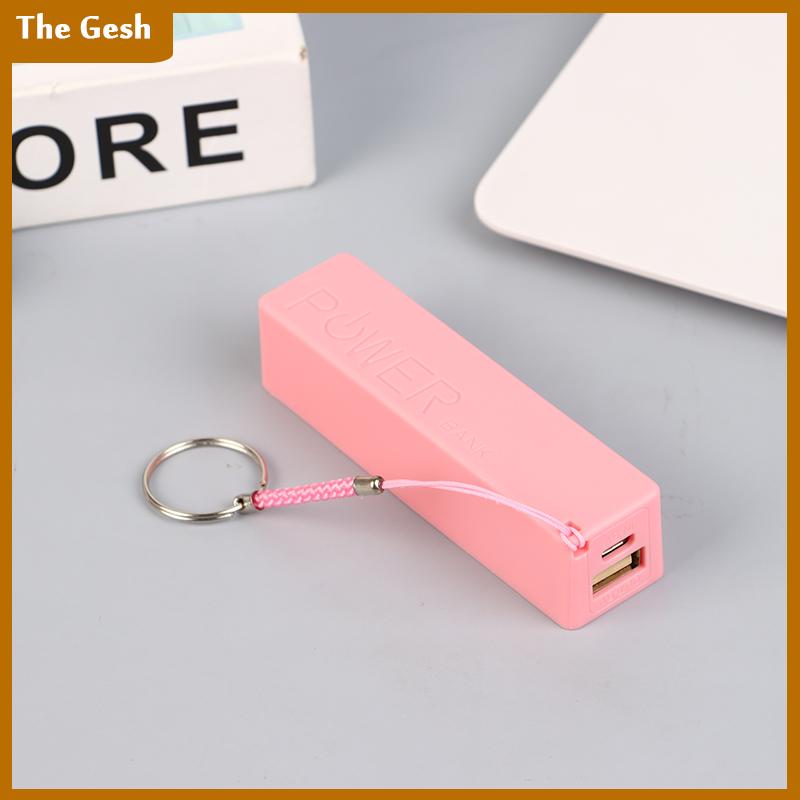 [The Gesh] Điện thoại di động ngân hàng sạc pin gói cho trường hợp tự làm hộp Protable đầy màu sắc stroage hộp - 7