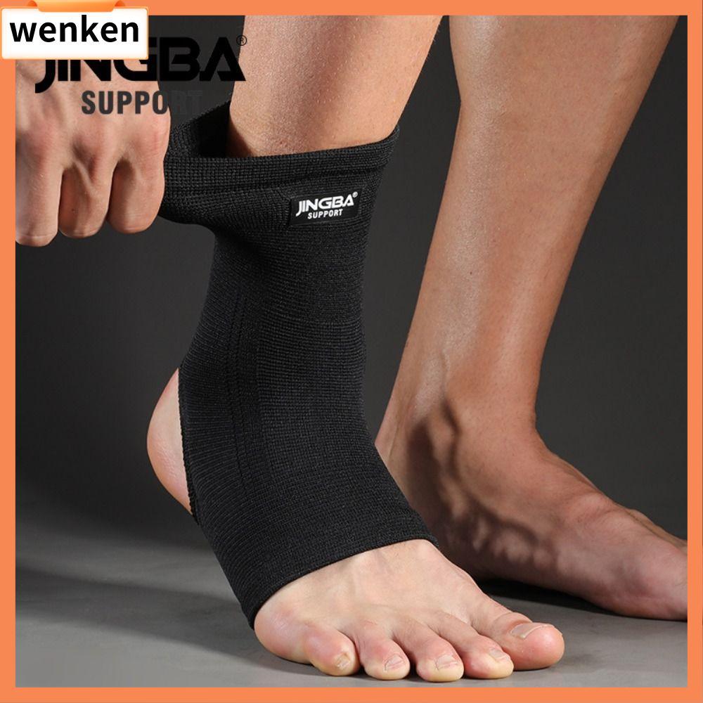 WENKEN M/L/XL Hỗ trợ mắt cá chân Nylon Đen Nẹp mắt cá chân An toàn thể thao Nẹp gân Achilles Giảm đau
