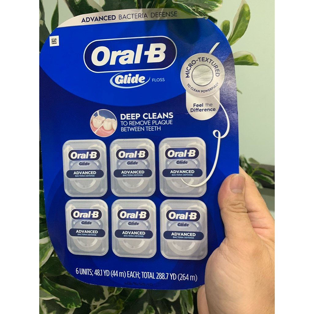 Chỉ Nha Khoa Oral-B Glide DEEP CLEAN Sợi Chỉ Micro-Textured - Mẫu Mới - HÀNG XỊN - ️Làm sạch răng ở những nơi bàn chải răng không thể với tới. ️Giữ cho răng miệng luôn sạch sẽ ️Duy trì tình trạng vệ sinh răng miệng tốt