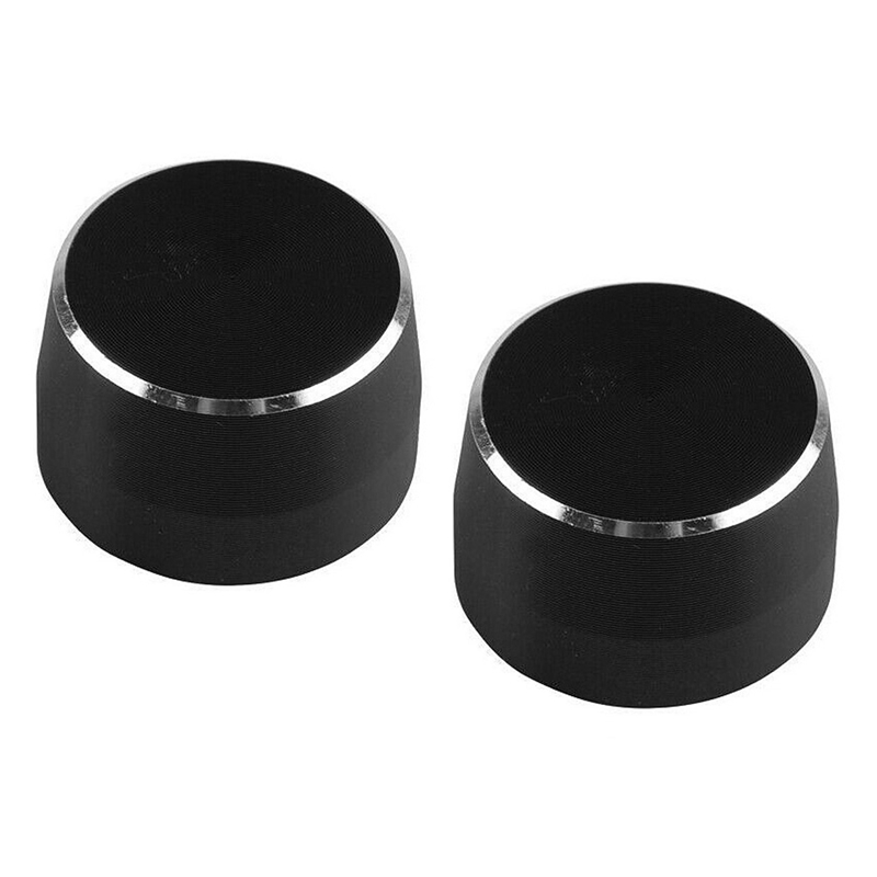 6Pcs Steel Dial Lamp Switch Cover for Smart Fortwo 451 2009-2014 Car Wiper Gear Cap Decorative Black