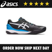 ASICS Gel Resolution 9 Men's Tennis Shoes - Blue Black