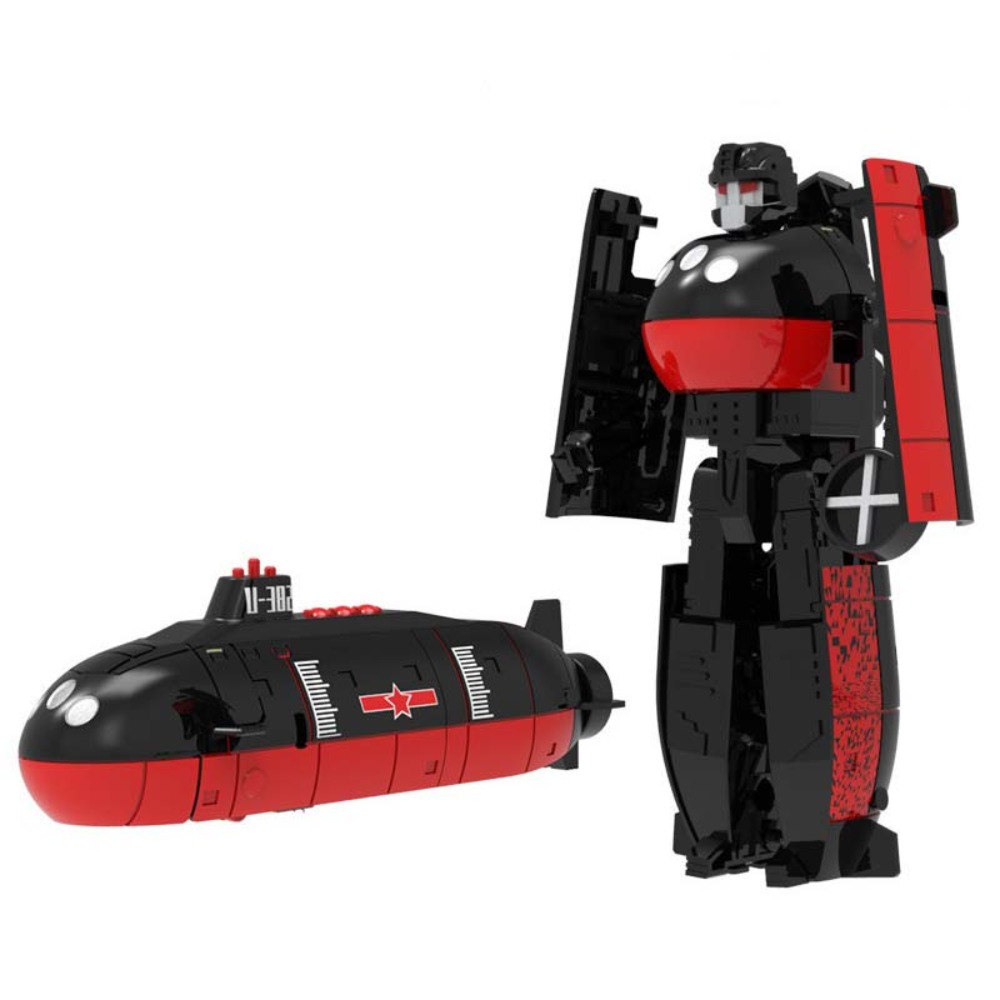 POXIA Máy xúc Tàu robot biến hình Máy ủi đất 2 trong 1 Robot xe kỹ thuật Mới lạ Đồ chơi mô hình Đồ chơi robot biến hình Đồ chơi trẻ em - 8