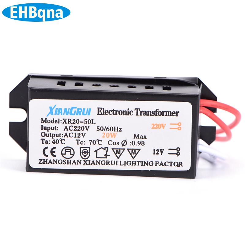 EHBqna 20W AC 220V to 12V LED Power Supply Driver Electronic Transformer ราคา 31 บาท*ส่งฟรี