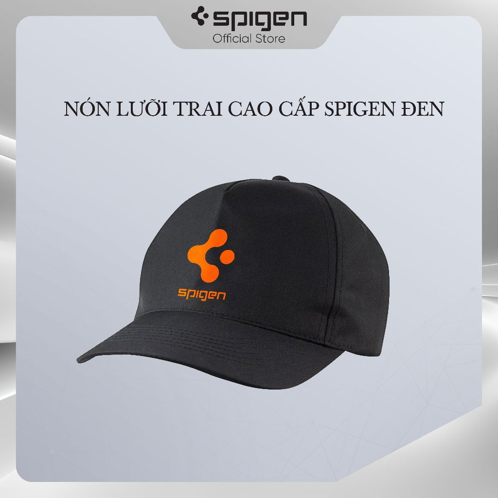 Nón lưỡi trai cao cấp spigen đen