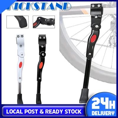 【Local Ready Stock】Universal Bike Kickstand Aluminum Bicycle Side Stand Adjustable Length For Mountain Road Bike Kick Stand
