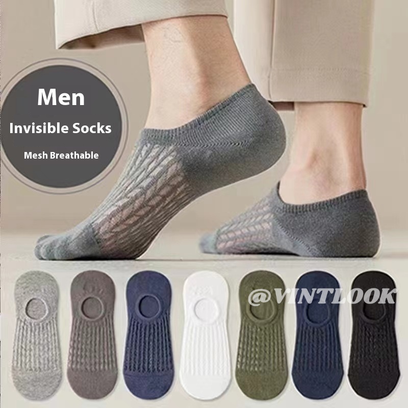 VINTLOOK Socks-Men's Non-Slip Comfortable Casual Socks ราคา 8 บาท*ส่งฟรี