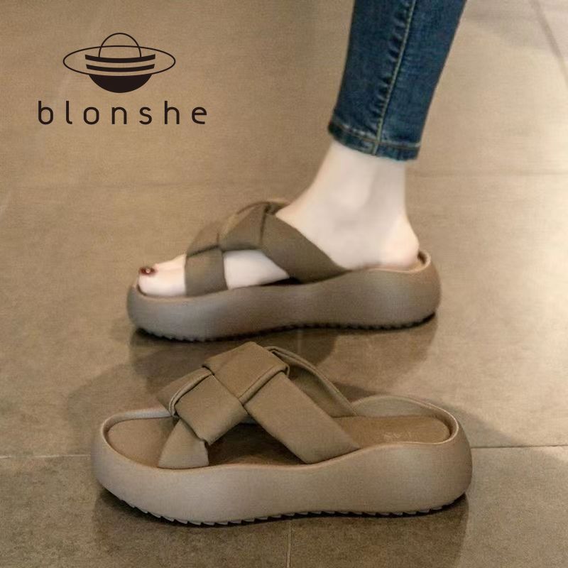 Flat Wedge Slippers For Women Korean Sandals For Women Wedges Shoes For
