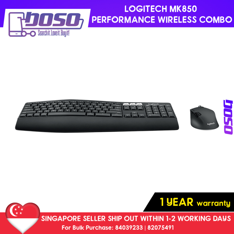 Logitech MK850 Performance Wireless Keyboard and Mouse Combo (1 Year Warranty) Singapore