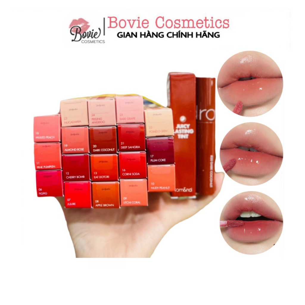 Son Tint Bóng Romand Juicy Lasting Tint 20 23 24