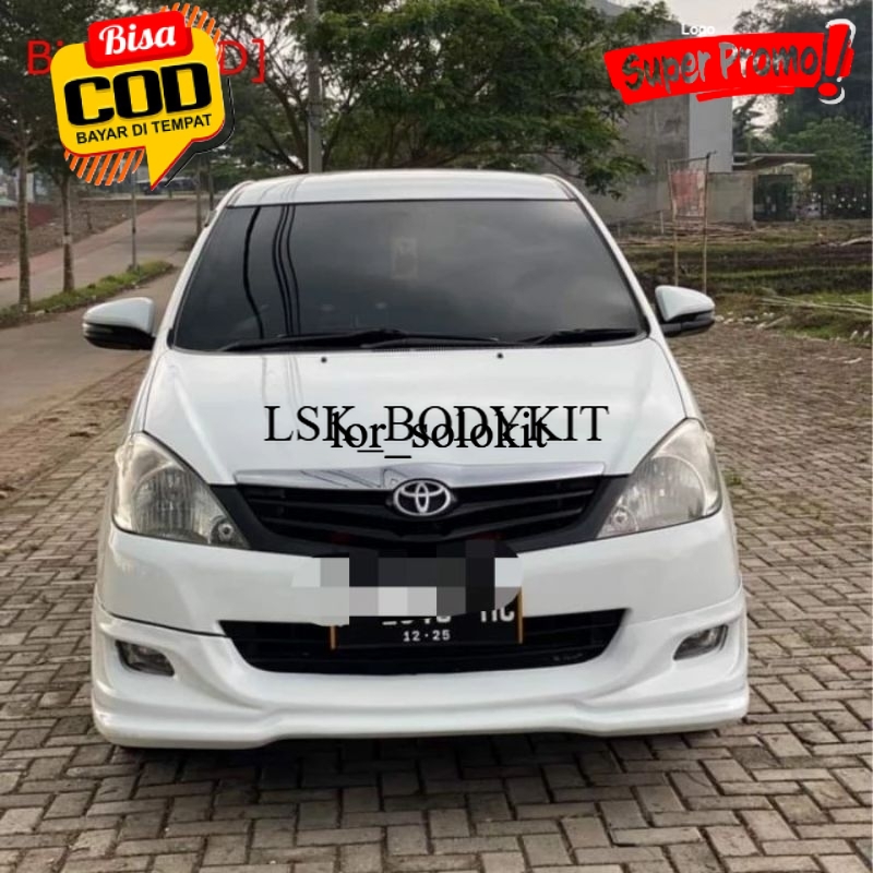 Bodykit Innova airmaster mix TRD Grade-A Lentur-Kuat-Tebal Harga 632,500 rupiah*Gratis Ongkir
