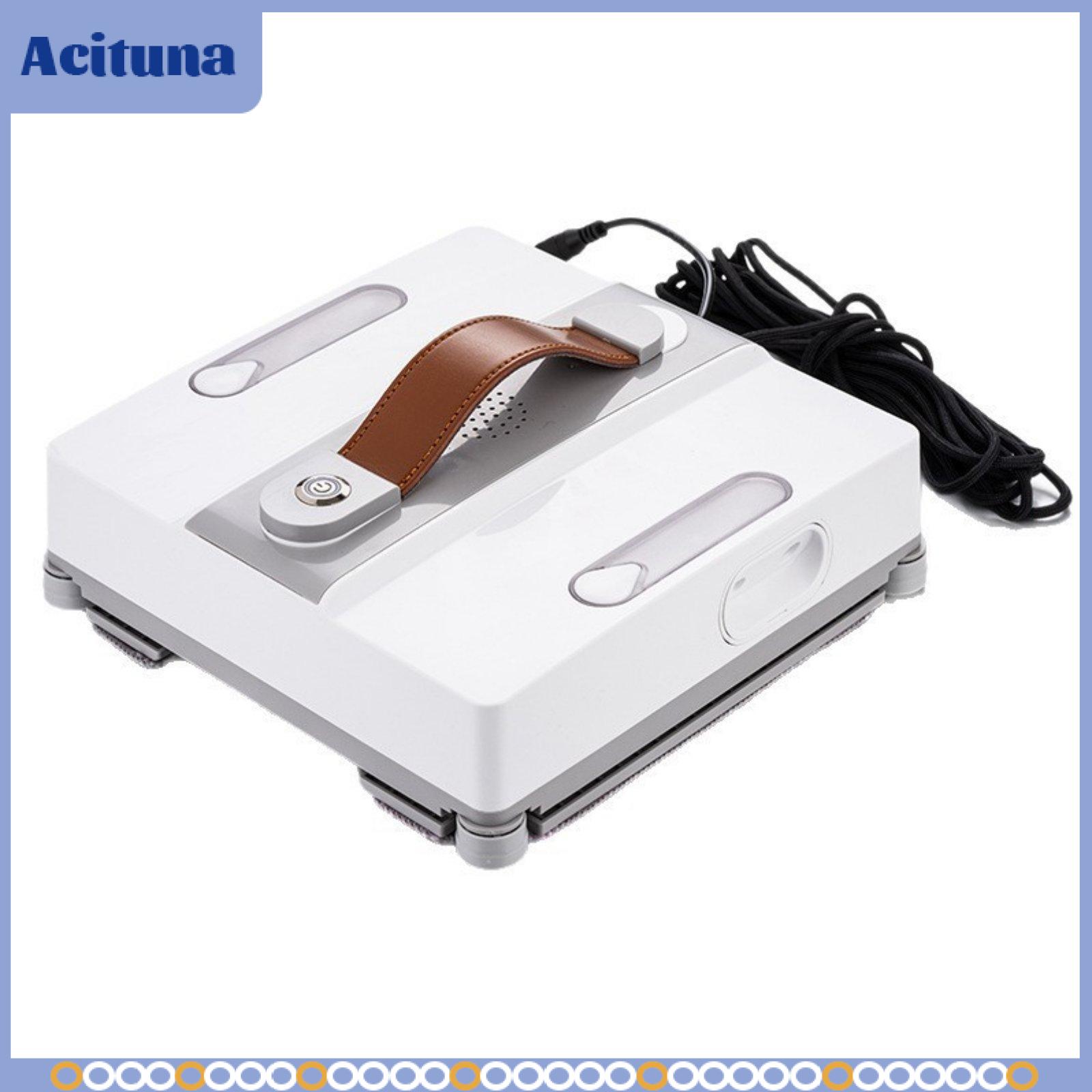 เครื่องใช้ไฟฟ้าภายในบ้าน Acituna หุ่นยนต์ทำความสะอาดหน้าต่างที่ทำงานด้วยมือได้อย่างง่ายดาย การป้องกันการตกกระแทก หุ่นยนต์ทำความสะอาดกระจกอัตโนมัติ พลังดูดสูง ราคา 10,970 บาท*ส่งฟรี