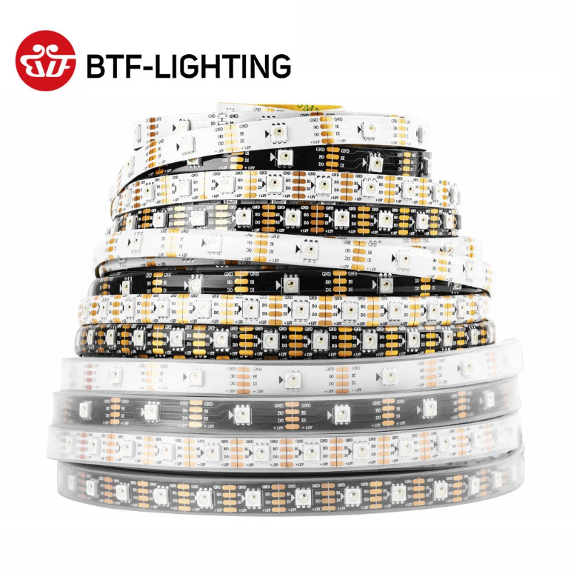 (AAA-HOT) WS2815 DC12V WS2812B WS2813 LED Strip Light RGB Individually Addressable LED Lights Dual S
