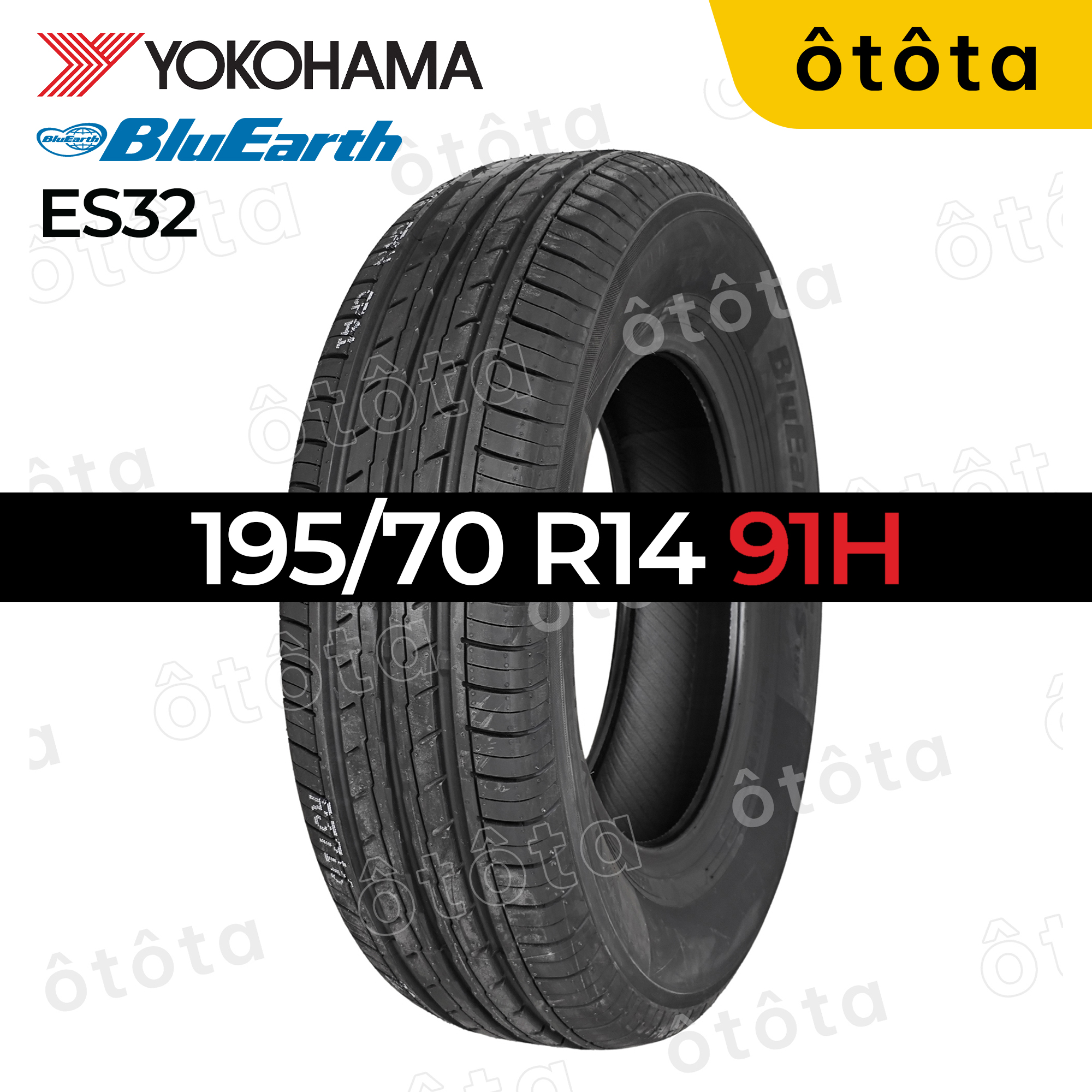 Lốp ô tô Yokohama BluEarth ES32 195/70 R14 91H - Chính hãng BH 5 năm (195/70R14 195 70 R14)