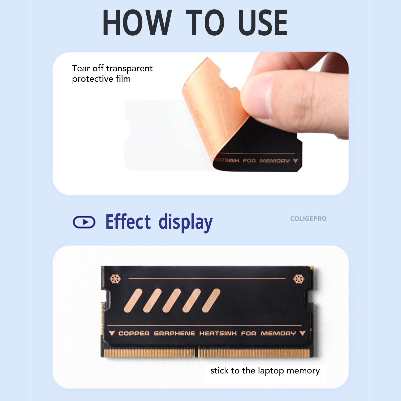 Garosa Bộ Làm Mát Bộ Nhớ DDR 2 Chiếc Tản Nhiệt Làm Mát Bộ Nhớ Laptop Tương Thích Với RAM DDR4 DDR5 Để Nâng Cấp PC Giá 76,000 Đồng*Miễn phí vận chuyển